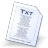 File Types Txt Icon 48x48 png